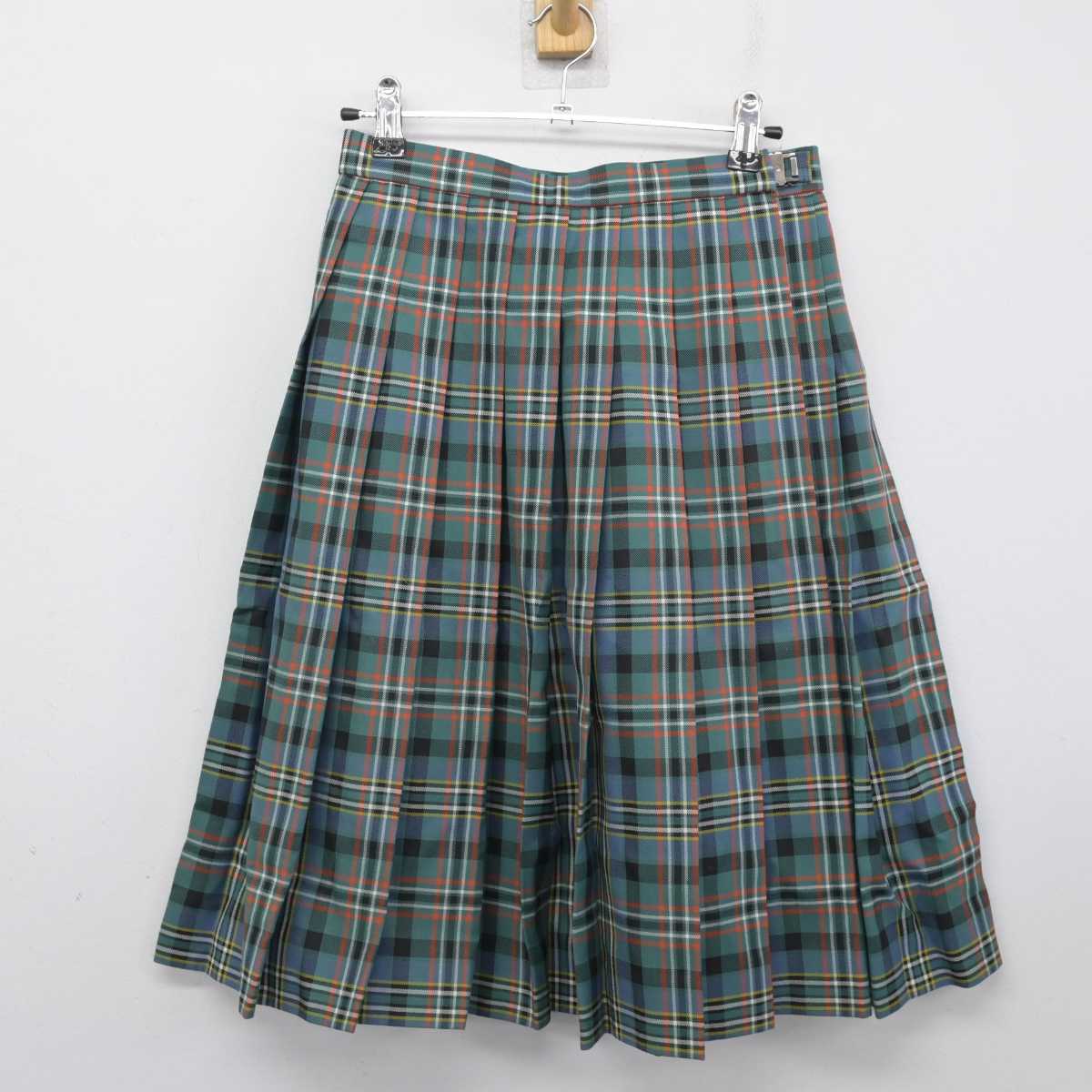 【中古】埼玉県 獨協埼玉中学高等学校 女子制服 2点 (ニット・スカート) sf055151