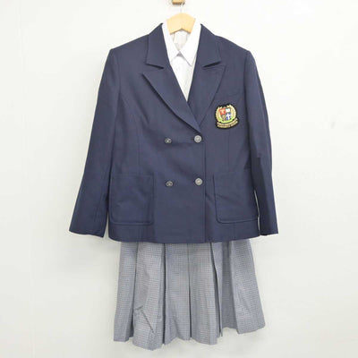 【中古】熊本県 東海大学付属熊本星翔高等学校 女子制服 4点 (ブレザー・シャツ・スカート) sf055161