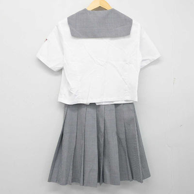 【中古】熊本県 東海大学付属熊本星翔高等学校 女子制服 3点 (セーラー服・スカート) sf055165