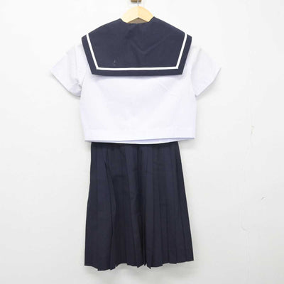 【中古】愛知県 金城学院中学校・高等学校 女子制服 3点 (セーラー服・スカート) sf055175