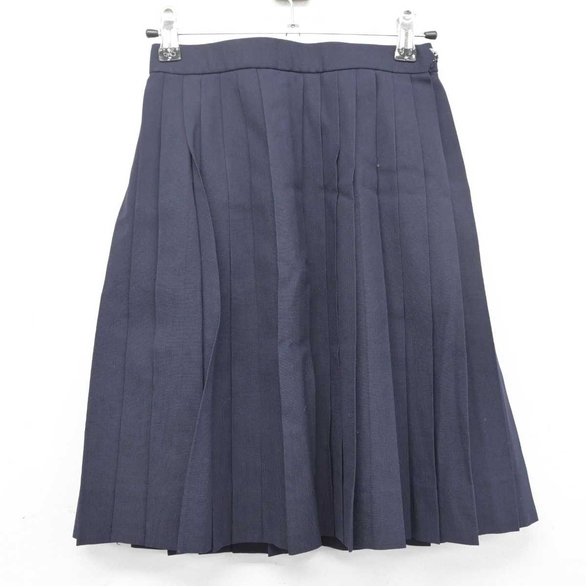 【中古】愛知県 金城学院中学校・高等学校 女子制服 3点 (セーラー服・スカート) sf055175