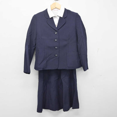 【中古】群馬県 高崎女子高等学校 女子制服 3点 (ブレザー・シャツ・スカート) sf055183