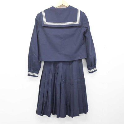 【中古】秋田県 能代第二中学校 女子制服 3点 (セーラー服・スカート) sf055190