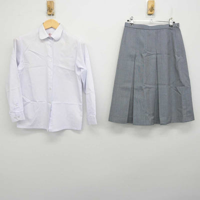 【中古】栃木県 豊郷中学校 女子制服 5点 (ブレザー・ベスト・シャツ・スカート) sf055215