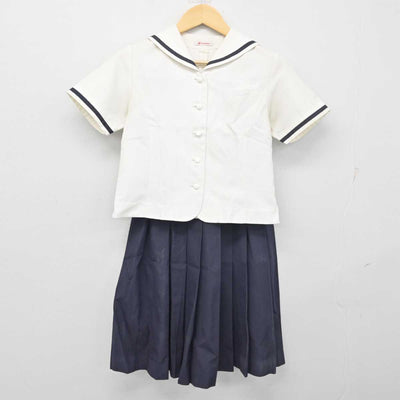 【中古】東京都 東京家政大学附属女子中学校・高等学校 女子制服 2点 (セーラー服・スカート) sf055228