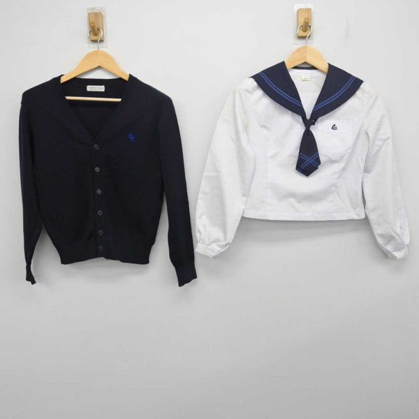 中古】北海道 恵庭北高等学校 女子制服 2点 (ニット・セーラー服) sf055237 | 中古制服通販パレイド