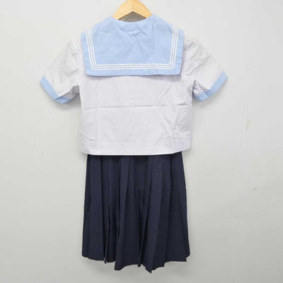 【中古】東京都 牛込第一中学校 女子制服 2点 (セーラー服・スカート) sf055244