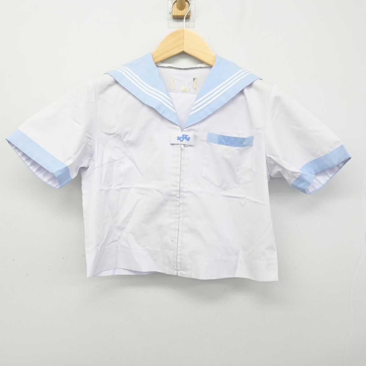 【中古】東京都 牛込第一中学校 女子制服 2点 (セーラー服・スカート) sf055244