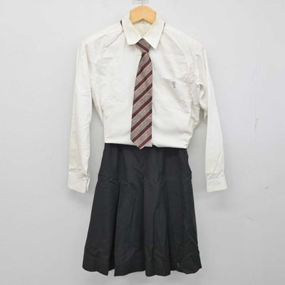 【中古】京都府 山城高等学校 女子制服 4点 (ブレザー・シャツ・スカート) sf055273