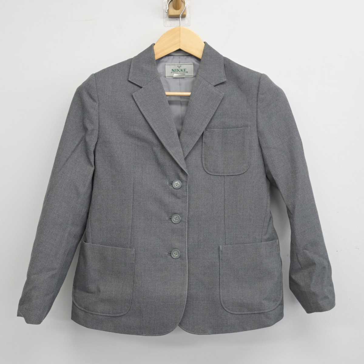 【中古】千葉県 遠山中学校 女子制服 3点 (ブレザー・スカート) sf055292