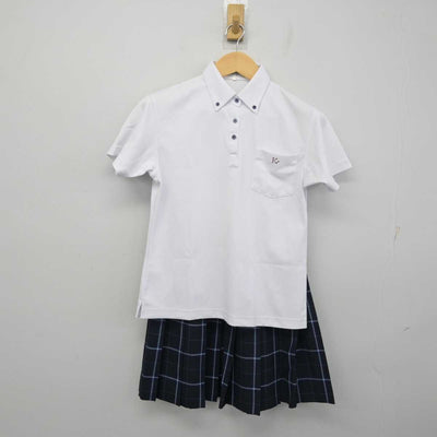 【中古】東京都 駒場学園高等学校 女子制服 3点 (シャツ・スカート) sf055303