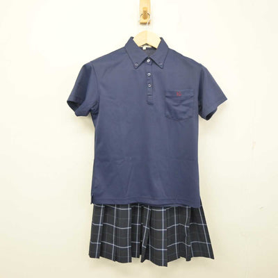 【中古】東京都 駒場学園高等学校 女子制服 3点 (シャツ・スカート) sf055303