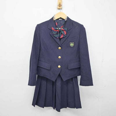 【中古】埼玉県 川越南高等学校 女子制服 3点 (ブレザー・スカート) sf055305