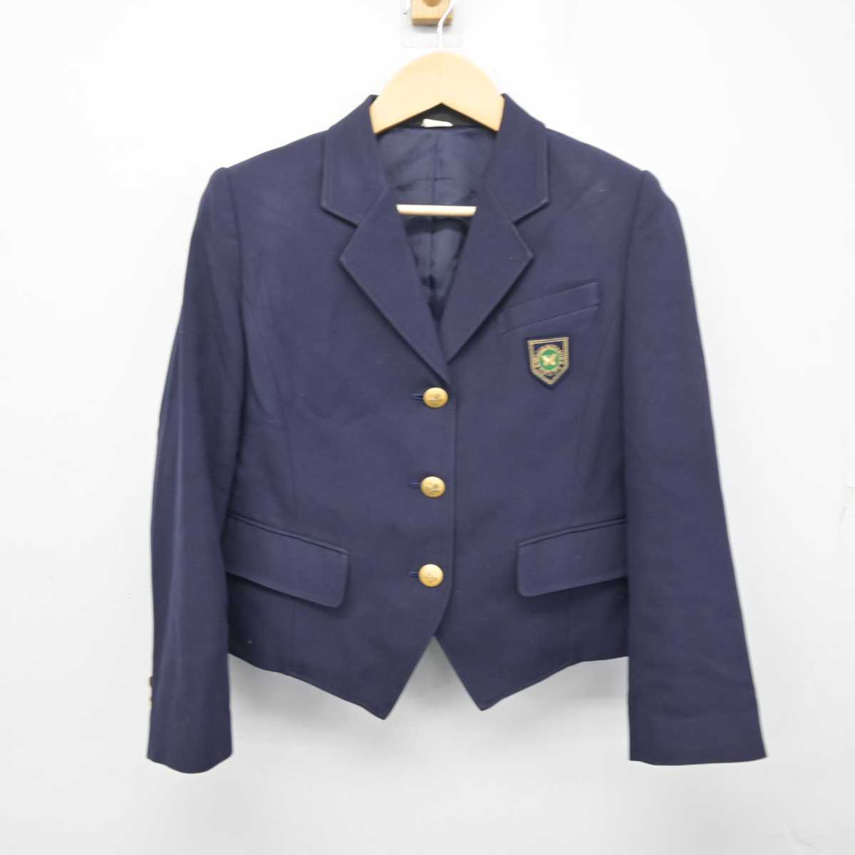 【中古】埼玉県 川越南高等学校 女子制服 3点 (ブレザー・スカート) sf055305