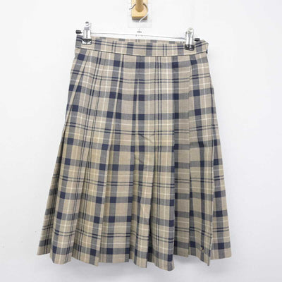 【中古】埼玉県 川越南高等学校 女子制服 3点 (ベスト・スカート) sf055306