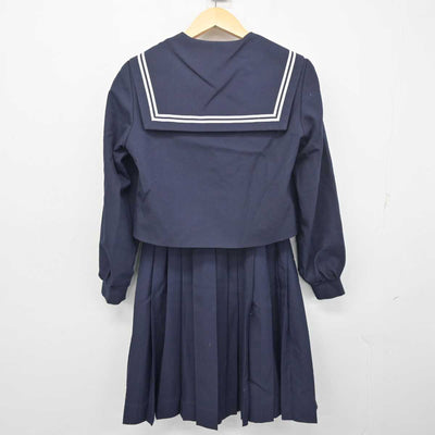 【中古】愛知県 はとり中学校 女子制服 2点 (セーラー服・スカート) sf055336