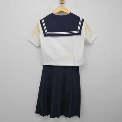 【中古】愛知県 はとり中学校 女子制服 2点 (セーラー服・スカート) sf055337