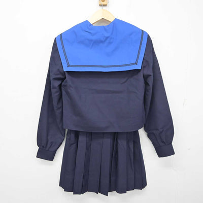 【中古】大阪府 夕陽丘高等学校 女子制服 3点 (セーラー服・スカート) sf055342