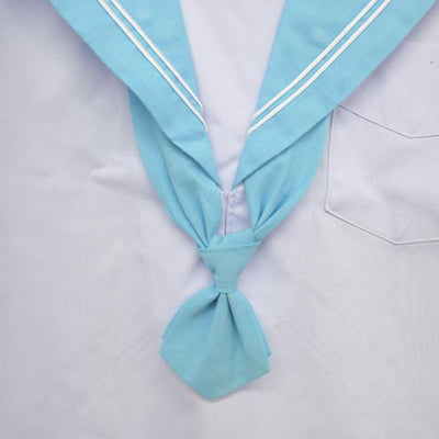 【中古】大阪府 夕陽丘高等学校 女子制服 2点 (セーラー服) sf055343