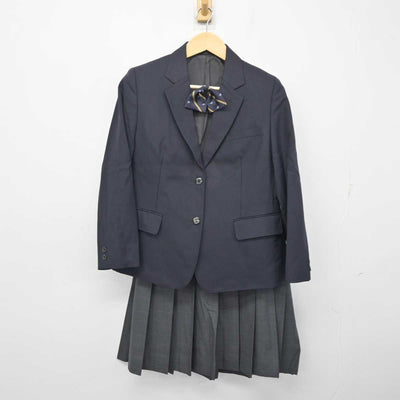 【中古】兵庫県 須磨学園高等学校 女子制服 4点 (ブレザー・スカート) sf055347