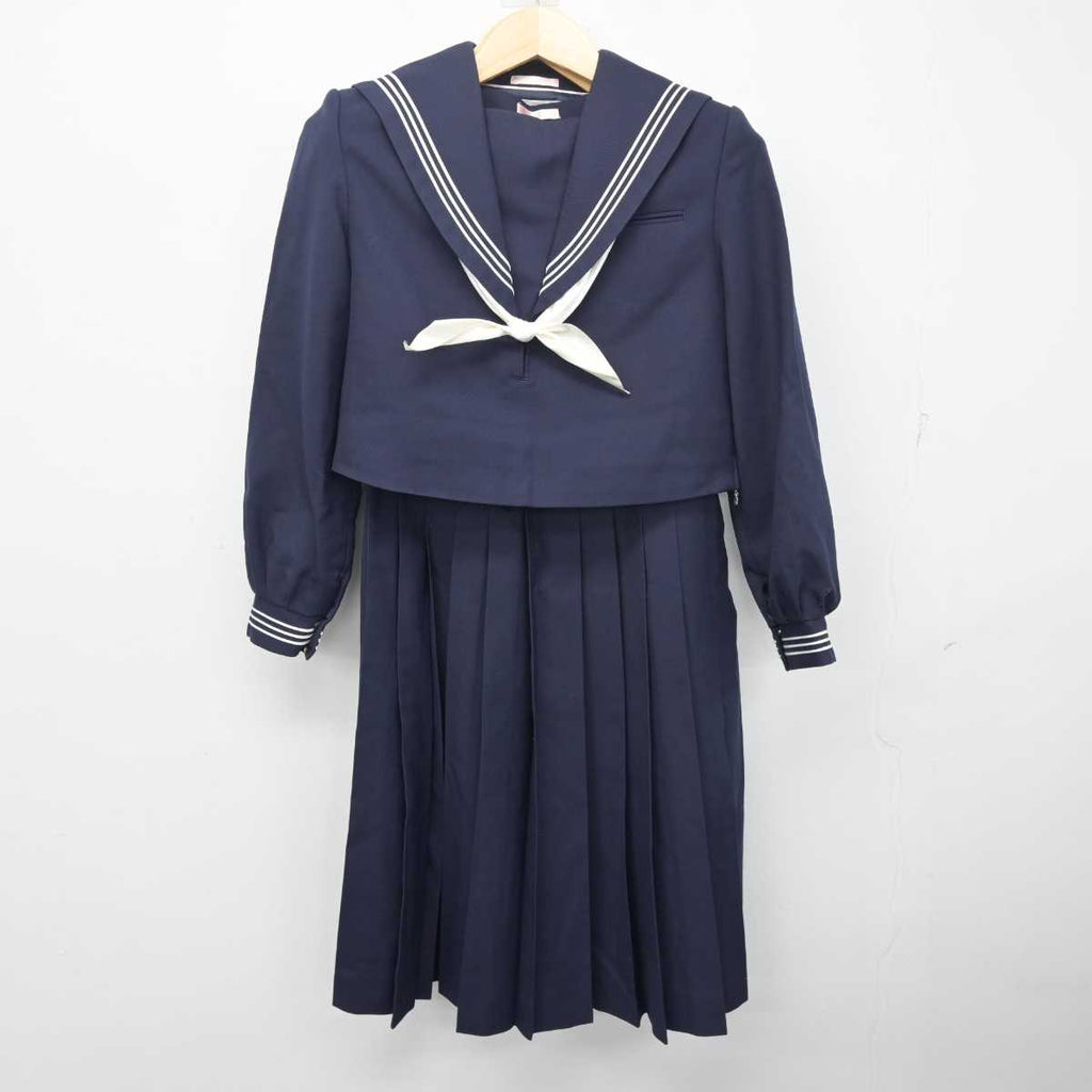 中古】福岡県 北九州市立富野中学校 女子制服 3点 (セーラー服・ジャンパースカート) sf055353 | 中古制服通販パレイド