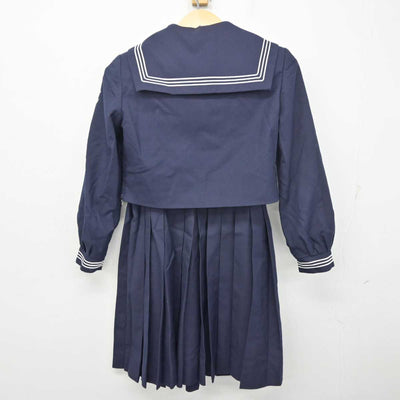 【中古】福岡県 北九州市立富野中学校 女子制服 4点 (セーラー服・ジャンパースカート) sf055355