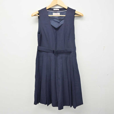 【中古】福岡県 北九州市立富野中学校 女子制服 4点 (セーラー服・ジャンパースカート) sf055355