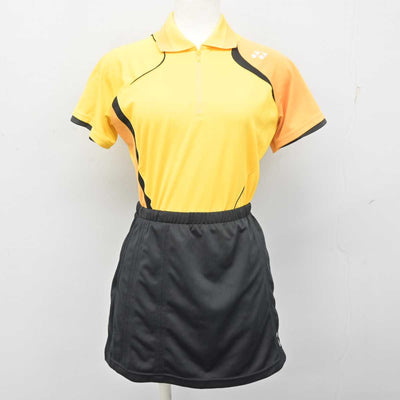 【中古】京都府 鴨沂高等学校/ソフトテニス部ユニフォーム 女子制服 3点 (部活ユニフォーム 上・部活ユニフォーム 下・部活ユニフォーム 下) sf055362