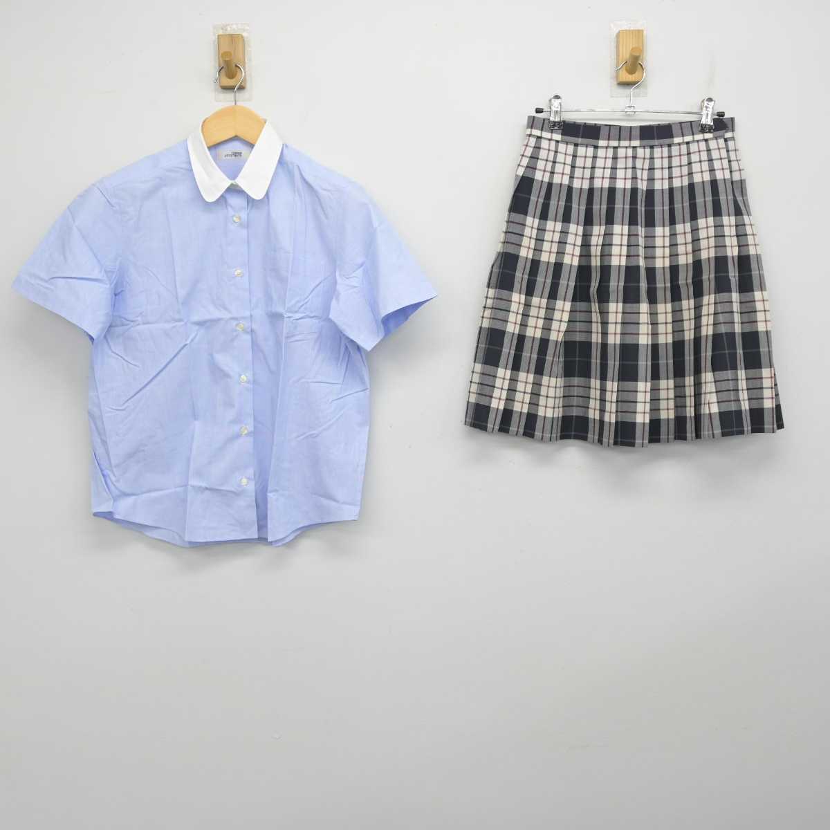 【中古】東京都 豊島学院高等学校 女子制服 2点 (シャツ・スカート) sf055364