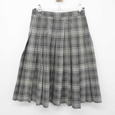 【中古】埼玉県 淑徳与野高等学校 女子制服 3点 (ニットベスト・シャツ・スカート) sf055373