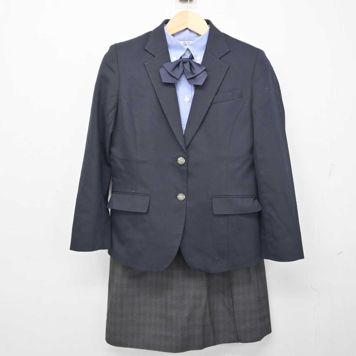 【中古】東京都 葛飾区医師会附属看護専門学校高等課程 女子制服 5点 (ブレザー・シャツ・スカート) sf055381