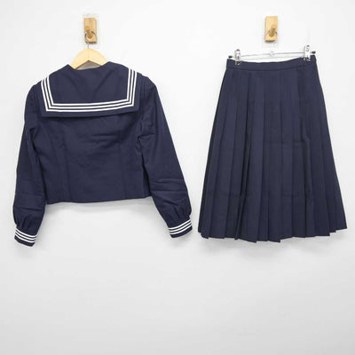 【中古】広島県 比治山女子高等学校 女子制服 4点 (ニット・セーラー服・スカート) sf055386