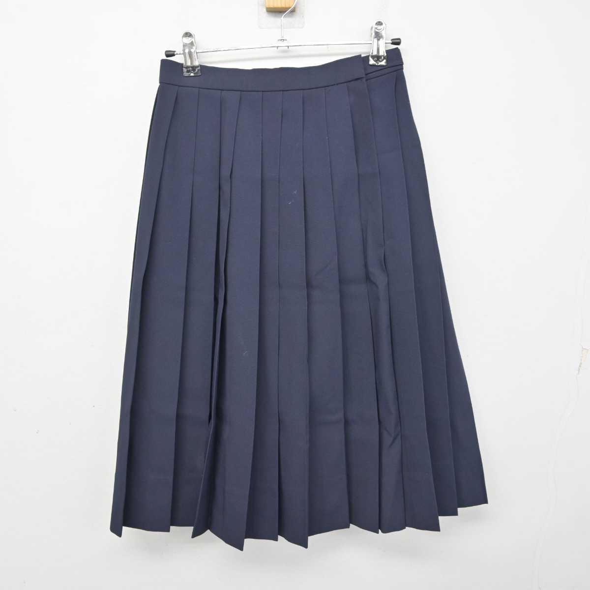 【中古】広島県 比治山女子高等学校 女子制服 4点 (ニット・セーラー服・スカート) sf055386