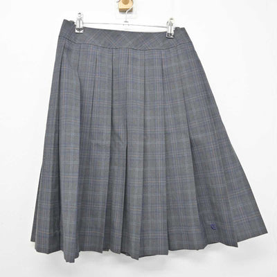 【中古】茨城県 土浦工業高等学校 女子制服 2点 (シャツ・スカート) sf055398