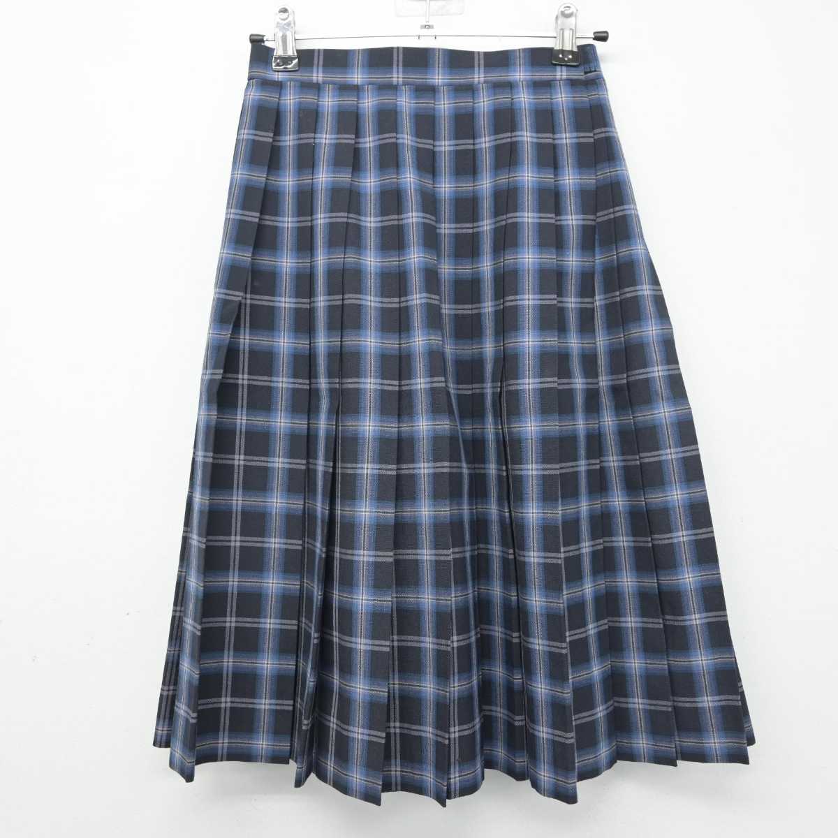 【中古】栃木県 佐野日本大学中等教育学校 女子制服 2点 (シャツ・スカート) sf055411