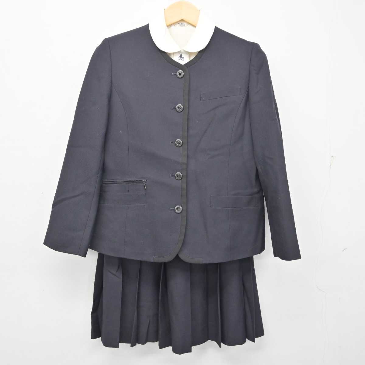 【中古】愛媛県 精華高等学校 女子制服 3点 (ブレザー・シャツ・スカート) sf055413