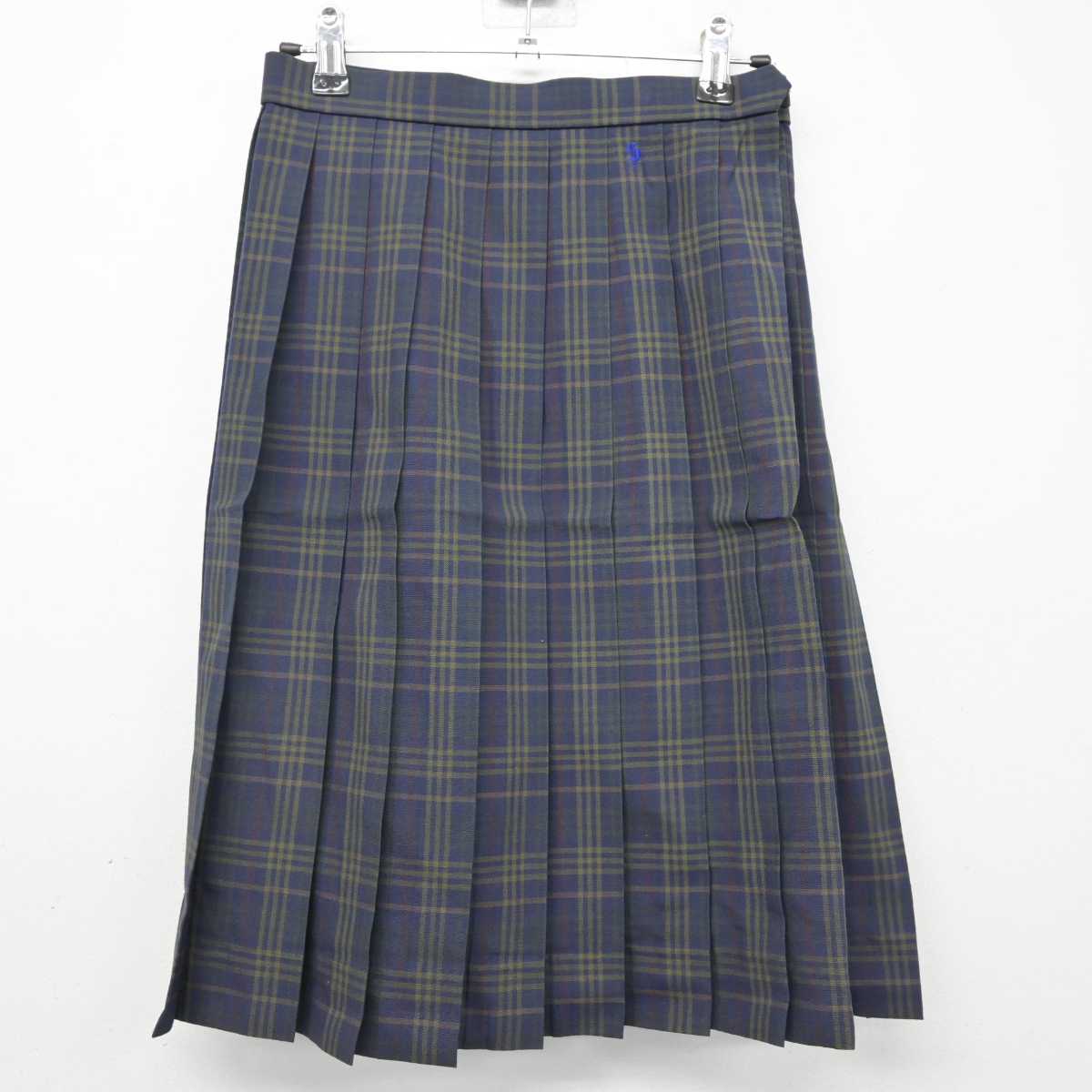 【中古】新潟県 関根学園高等学校 女子制服 3点 (ニットベスト・スカート) sf055417