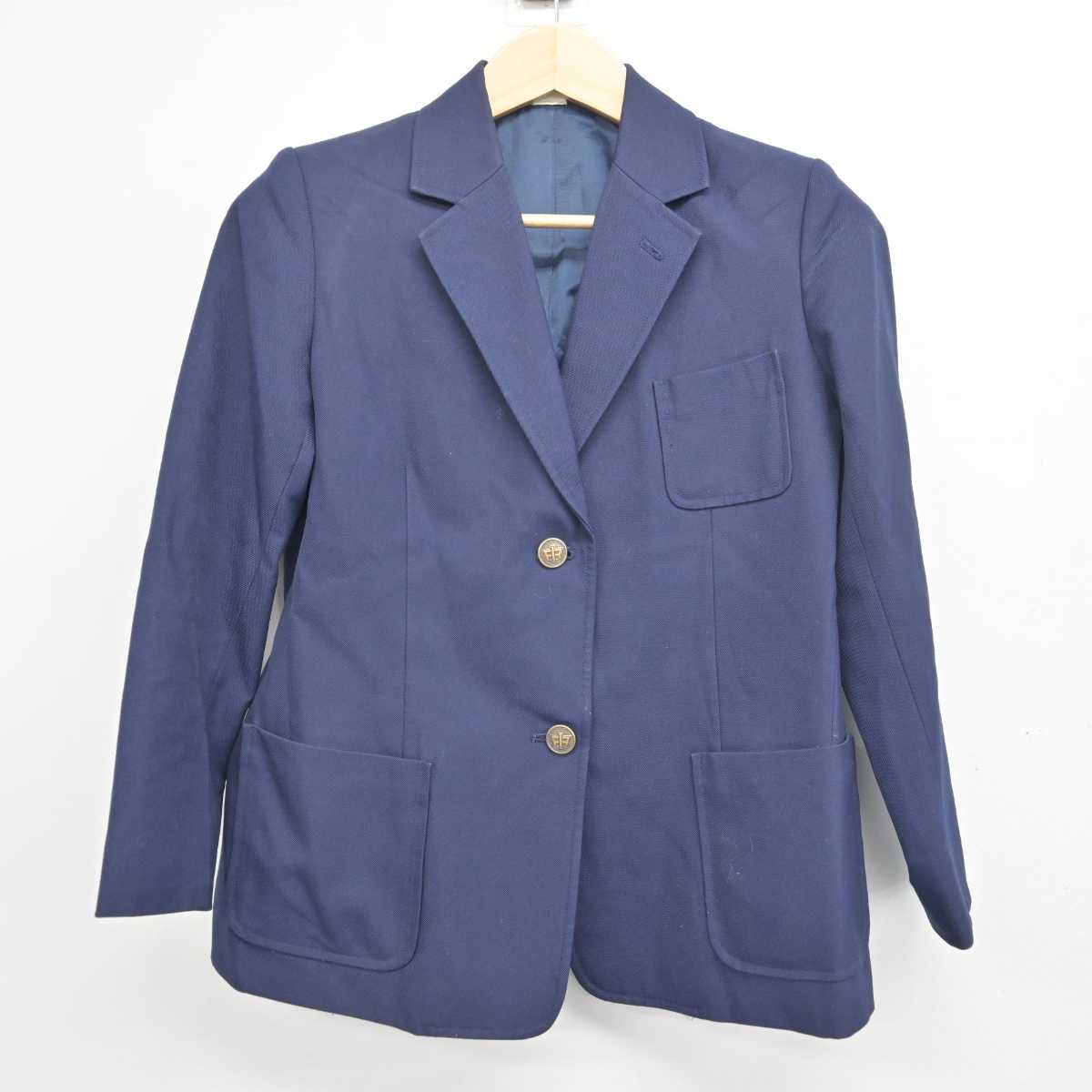 【中古】広島県 古田中学校 女子制服 2点 (ブレザー・スカート) sf055426