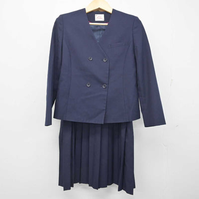 【中古】福岡県 志徳中学校 女子制服 2点 (ブレザー・ジャンパースカート) sf055434