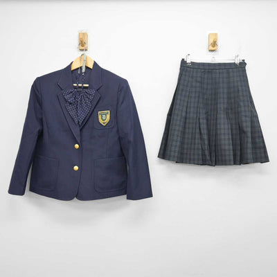 【中古】福岡県 第一薬科大学附属高等学校 女子制服 3点 (ブレザー・スカート) sf055439