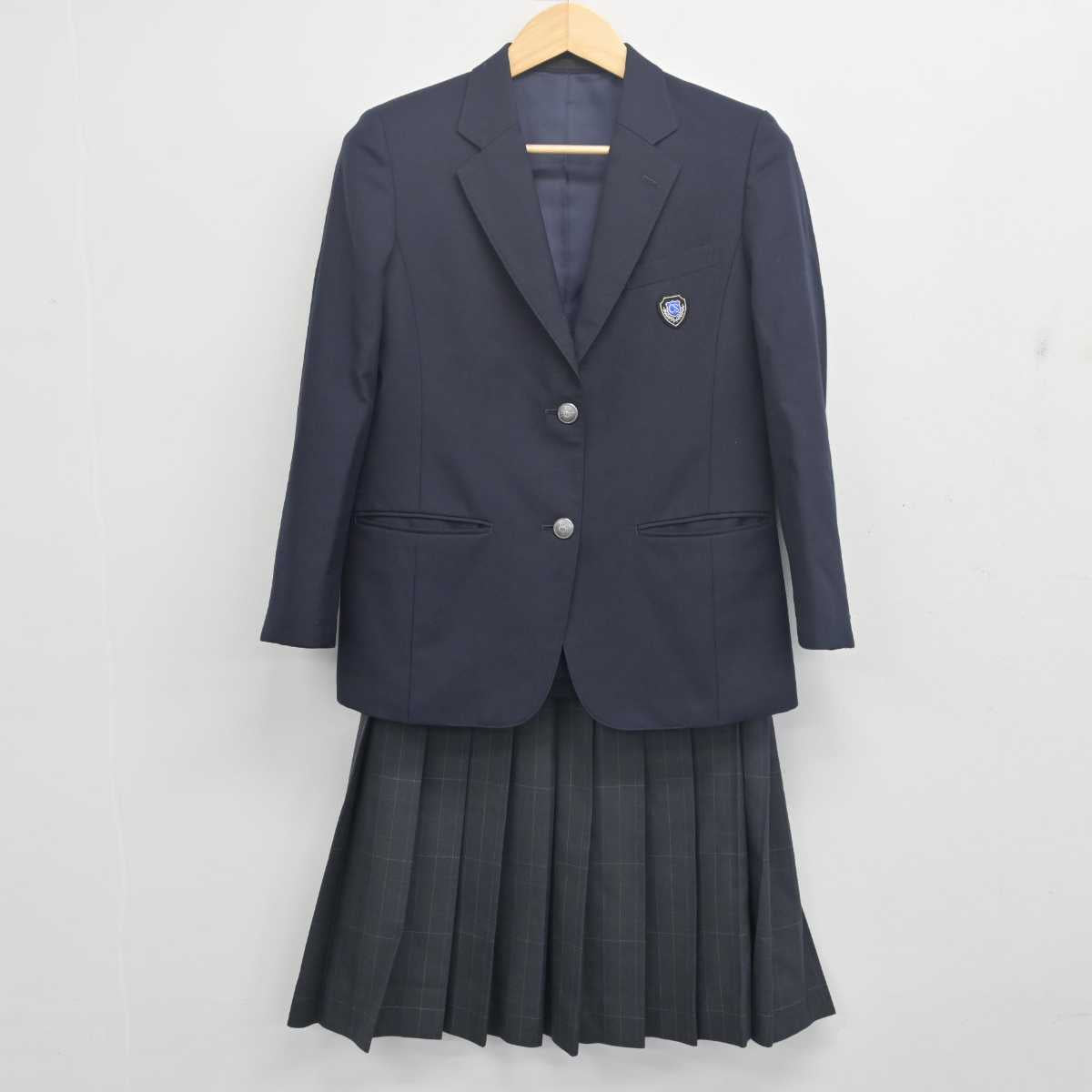 【中古】鳥取県 中央高等学園専修学校 女子制服 3点 (ブレザー・スカート) sf055452