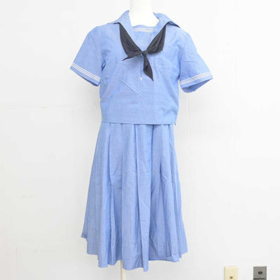 【中古】熊本県 ルーテル学院中学・高等学校 女子制服 3点 (セーラー服・ジャンパースカート) sf055458