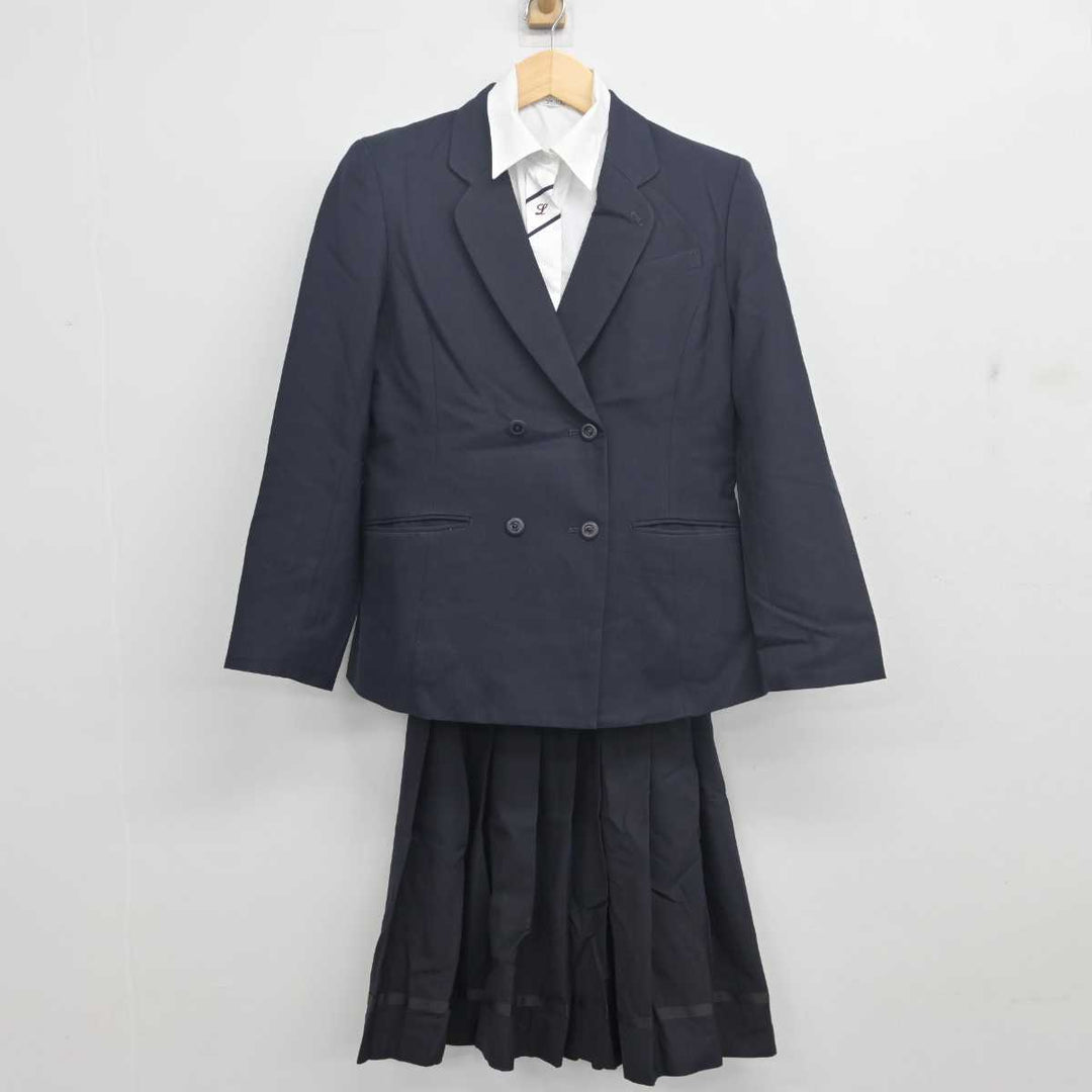 【中古】岡山県 津山高等学校 女子制服 4点 (ブレザー・シャツ・スカート) sf055475 | 中古制服通販パレイド