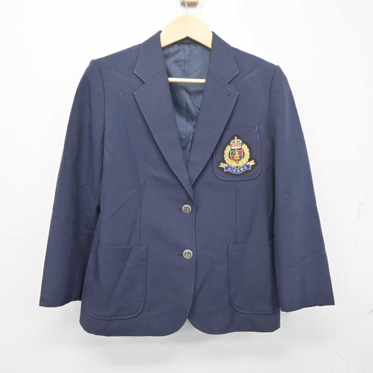 【中古】神奈川県 愛川中学校  女子制服 2点 (ブレザー・スカート) sf055528