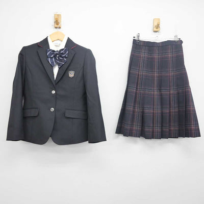 【中古】千葉県 磯辺中学校 女子制服 4点 (ブレザー・シャツ・スカート) sf055540