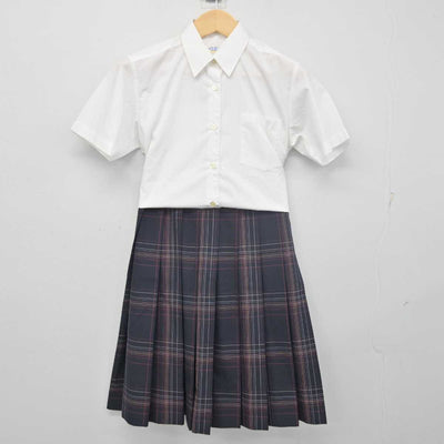 【中古】千葉県 磯辺中学校 女子制服 2点 (シャツ・スカート) sf055543