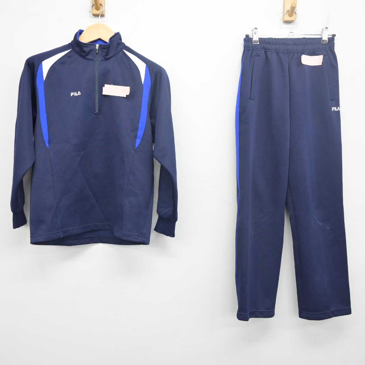 【中古】千葉県 磯辺中学校 女子制服 2点 (ジャージ 上・ジャージ 下) sf055544