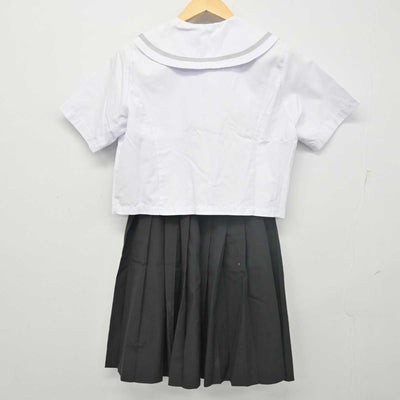 【中古】福井県 小浜中学校 女子制服 2点 (セーラー服・スカート) sf055552