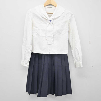 【中古】広島県 福山葦陽高等学校 女子制服 2点 (セーラー服・スカート) sf055563