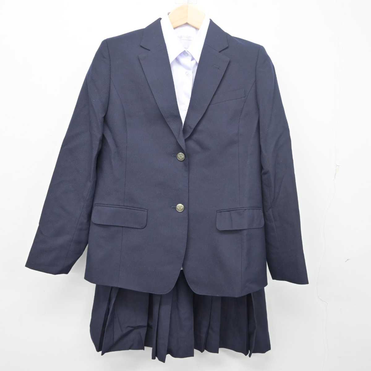 【中古】神奈川県 横浜吉田中学校 女子制服 3点 (ブレザー・シャツ・スカート) sf055573